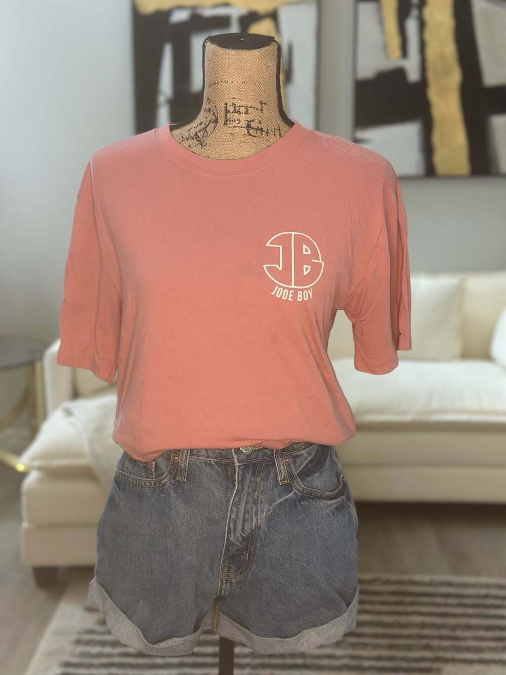 Our Faith Matters OFM Jode Boy Graphic T-Shirt Pink